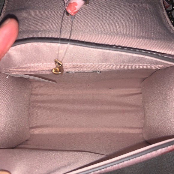 A New Day Pink Floral Mini Satchel Crossbody - Picture 5 of 10